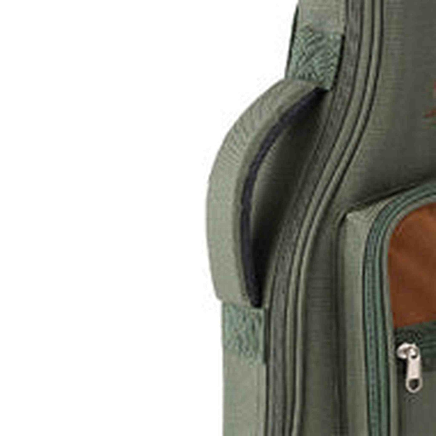 On Stage Adventure Series Electric Guitar Gig Bag in Green/Brown