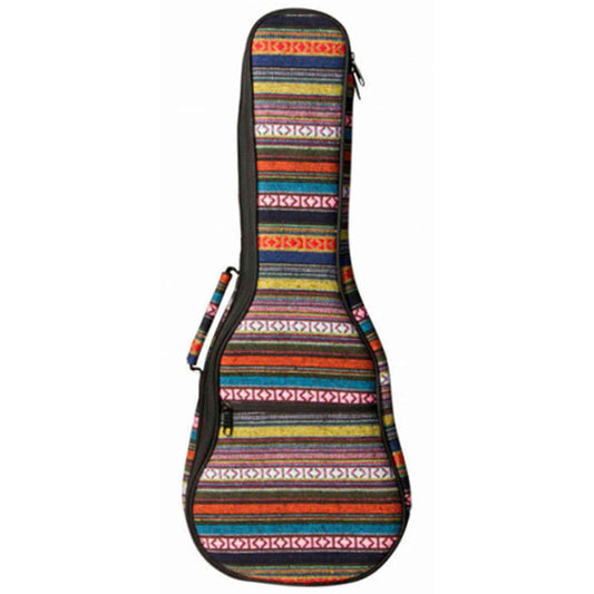 On Stage Deluxe Concert Ukulele Bag - Multi-Colour Striped Design - BAG/ CASE - [shop-name]