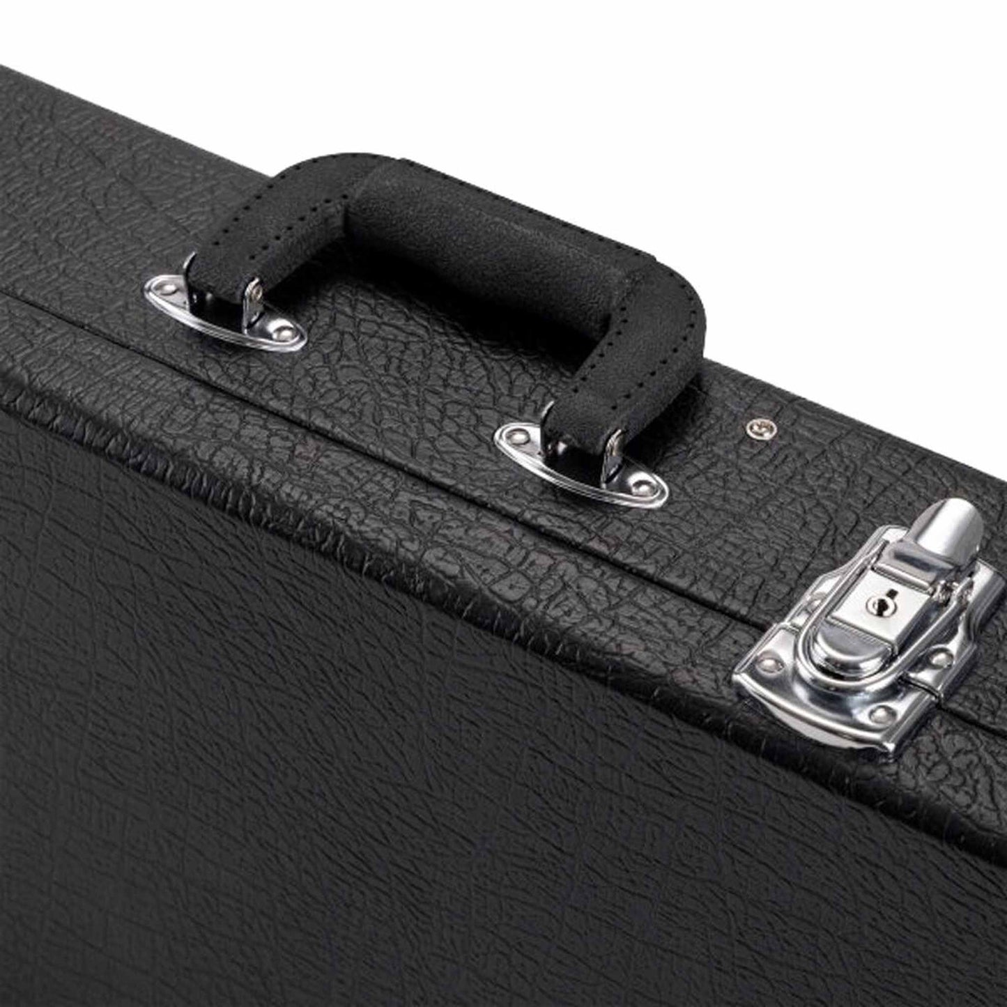 On Stage Hardshell Electric Bass Guitar Case - Black