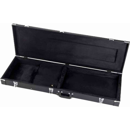 On Stage Hardshell Electric Bass Guitar Case - Black