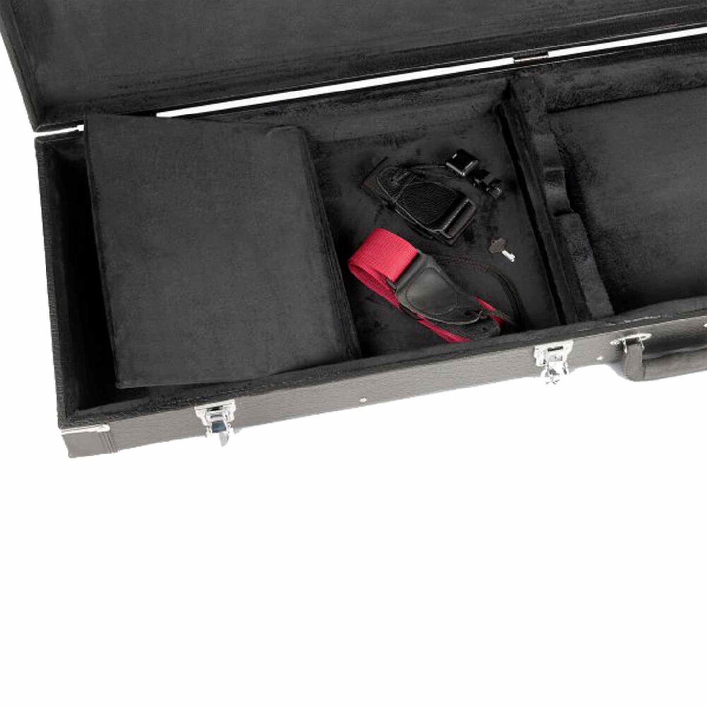 On Stage Hardshell Electric Bass Guitar Case - Black