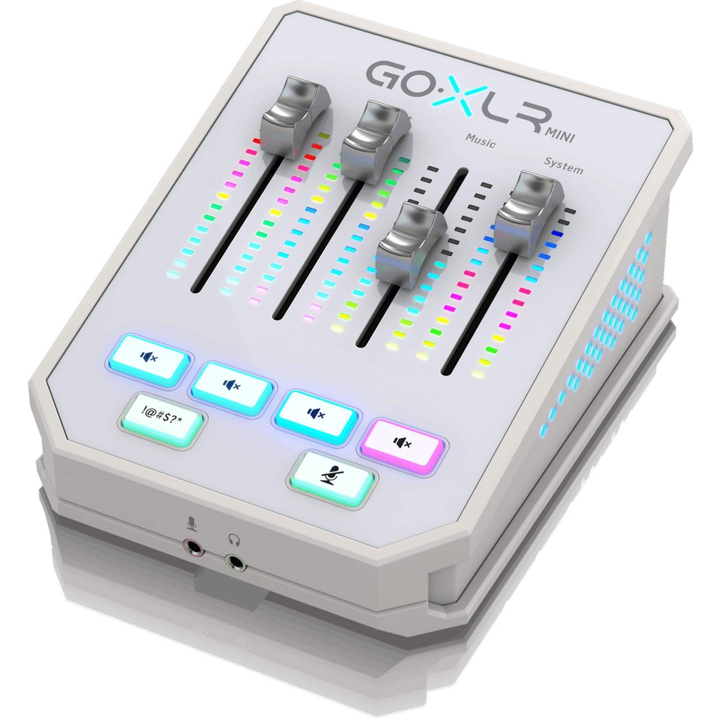 TC Helicon GoXLR Mini Online Broadcaster Mixer w/ USB Audio Interface - White