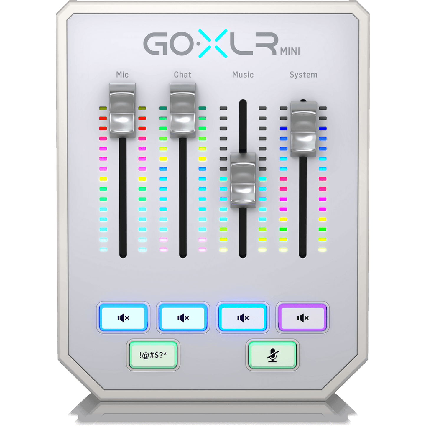 TC Helicon GoXLR Mini Online Broadcaster Mixer w/ USB Audio Interface - White