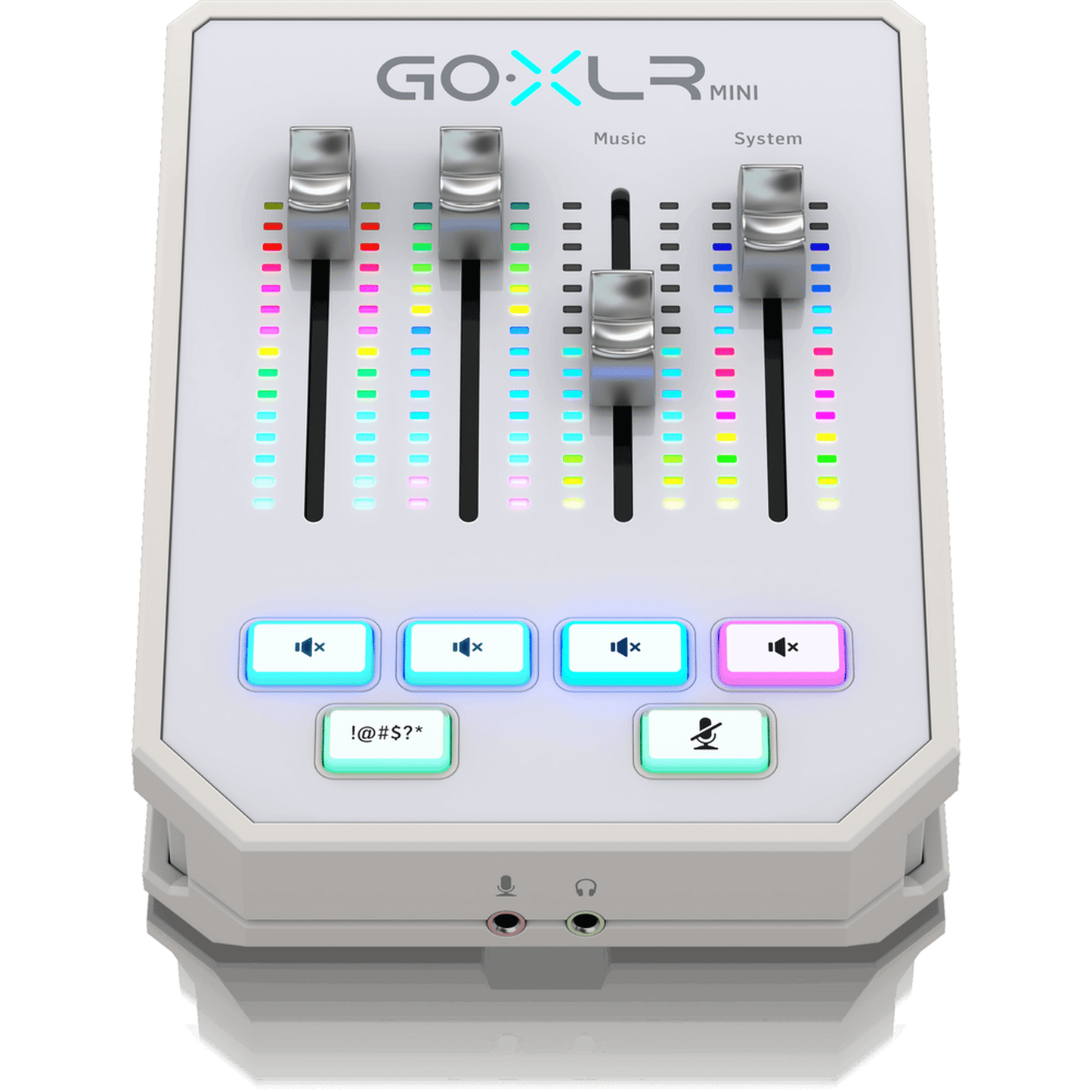 TC Helicon GoXLR Mini Online Broadcaster Mixer w/ USB Audio Interface - White