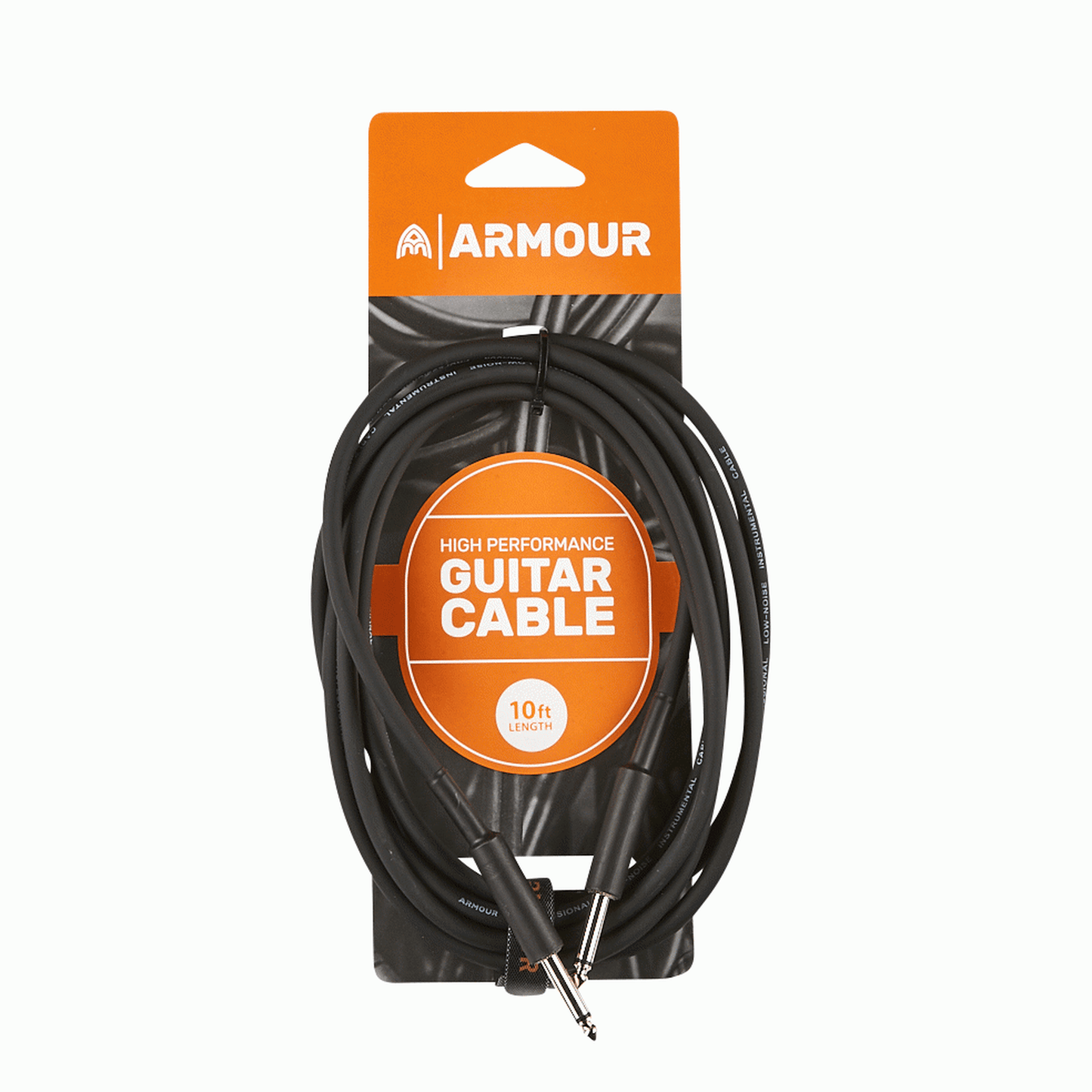 Armour GP10 HP 10ft Guitar Cable - Black