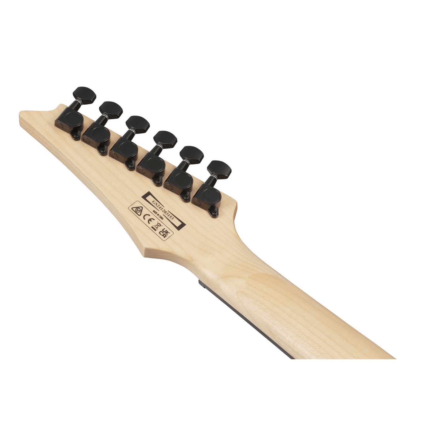 Ibanez GRG120QASP Electric Guitar - Black Gradation neck back