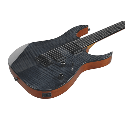 Ibanez GRG221FATDK Electric Guitar - Transparent Indigo Black