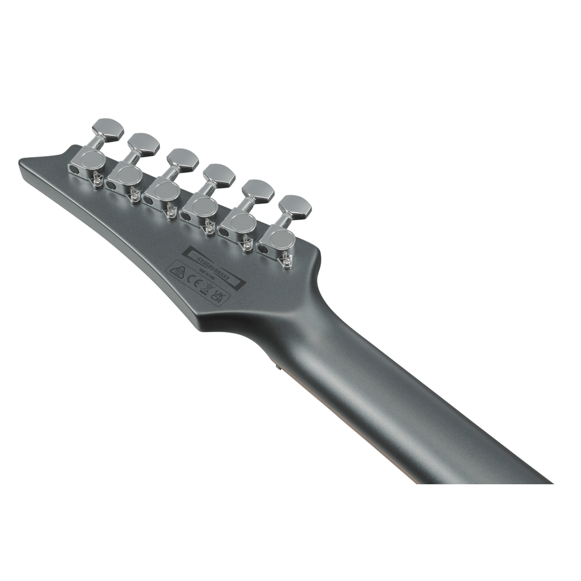 Ibanez GRX120SP Electric Guitar - Noble Gray Metallic Matte neck back