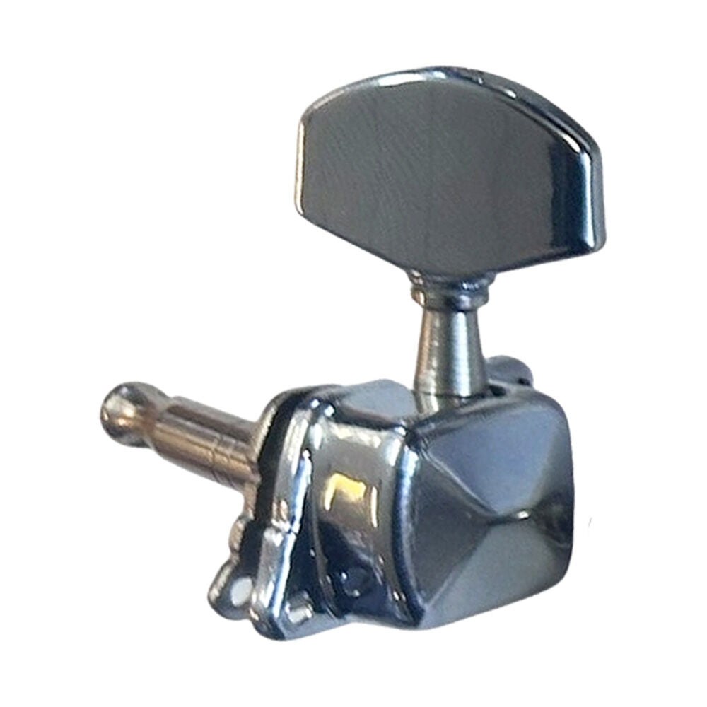GT Left-Handed Covered Guitar Tuning Machines in Chrome Finish (6-inline)