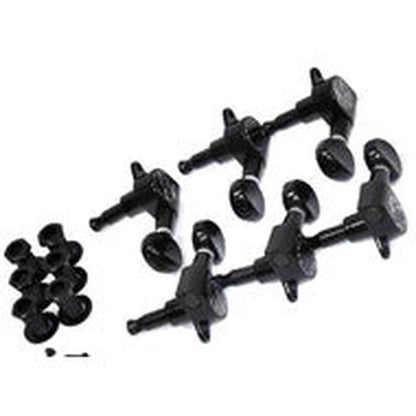 GT Electric Guitar Sealed Tuning Machines in Black Finish (6-inline)