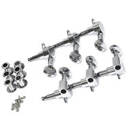 GT Electric Guitar Sealed Tuning Machines in Chrome Finish (6-inline)