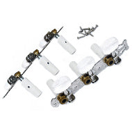 GT Classical Guitar Tuning Machines on Decorative Plate in Nickel Finish (3+3)