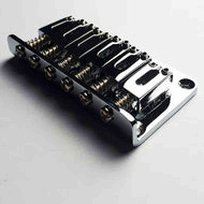 GT Contemporary ST-Style Hardtail Electric Guitar Bridge in Chrome Finish