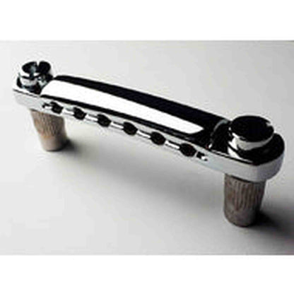 GT Vintage LP-Style Solidbody Electric Guitar Stop Tailpiece in Chrome Finish