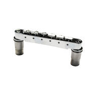 GT Vintage Style Tune-O-Matic Electric Guitar Bridge in Chrome Finish