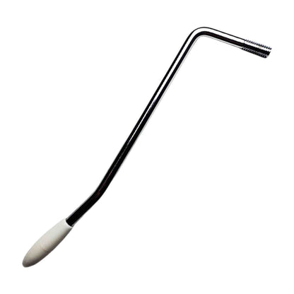 GT Left-Handed Tremolo Arm in Chrome Finish with White Plastic Cap (Pk-1)