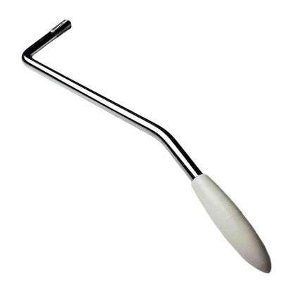 GT Left-Handed Tremolo Arm in Chrome Finish with White Plastic Cap (Pk-1)