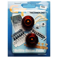 GT Acrylic Speed Knobs in Amber (Pk-2)