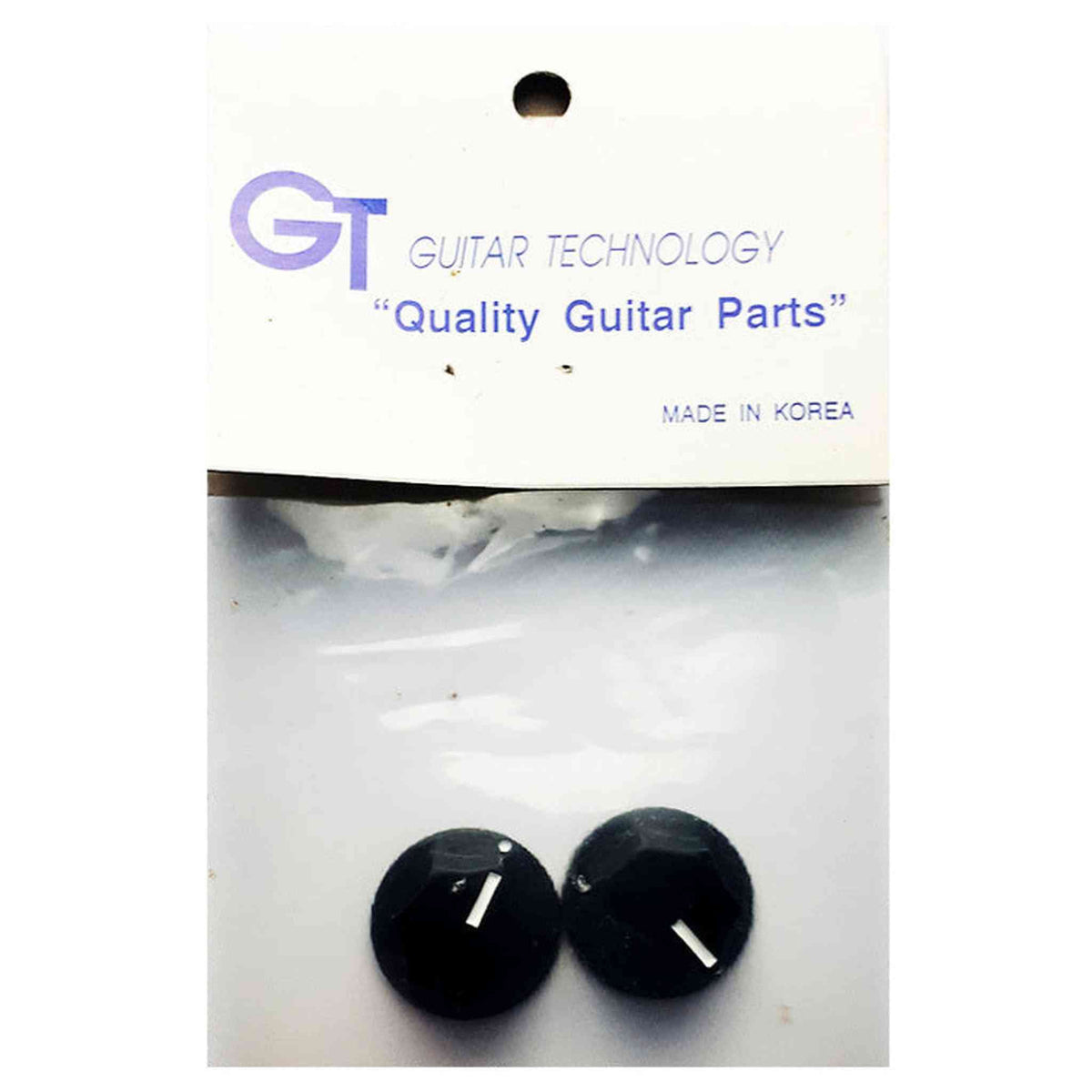 GT Small JB-Style Bass Control Knobs in Black (Pk-2)
