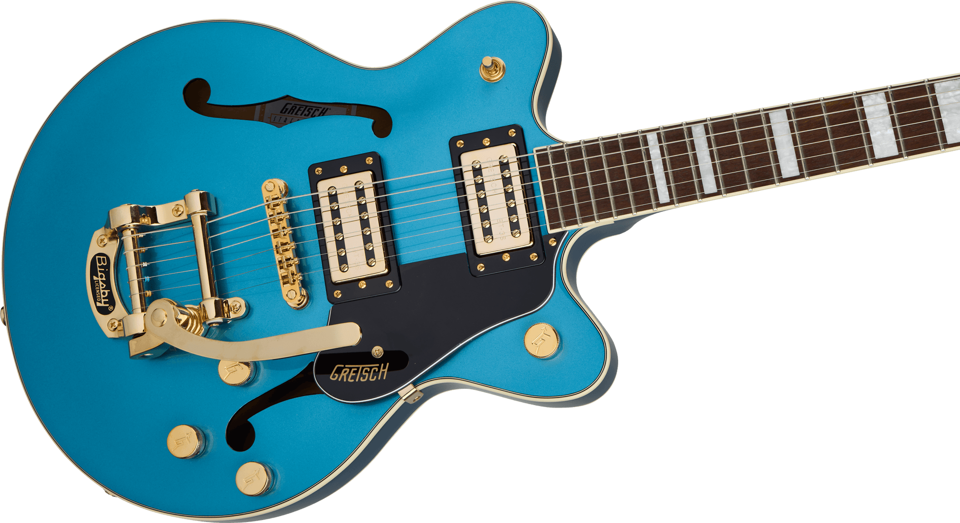 Gretsch G2655TG Streamliner Center Block Jr LTD Edition - Riviera Blue from Joondalup Music Centre 4
