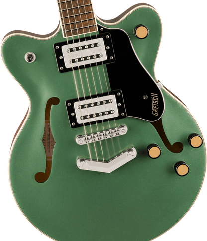 Gretsch G2655 Streamliner Center Block Jr Double-Cut - Steel Olive from Joondalup Music Centre 3