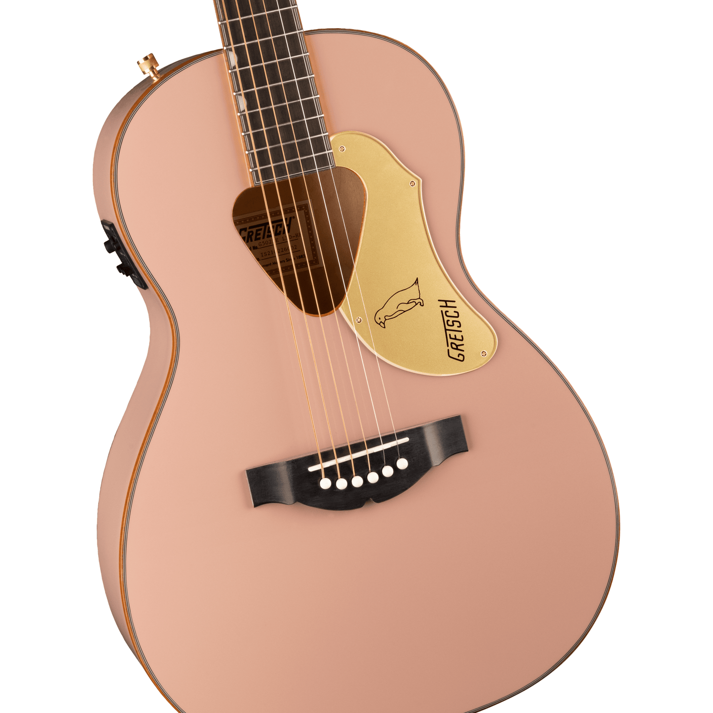 Gretsch G5021E Rancher Penguin Parlor Acoustic/Electric - Shell Pink 3