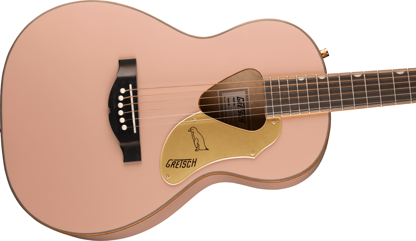 Gretsch G5021E Rancher Penguin Parlor Acoustic/Electric - Shell Pink 4