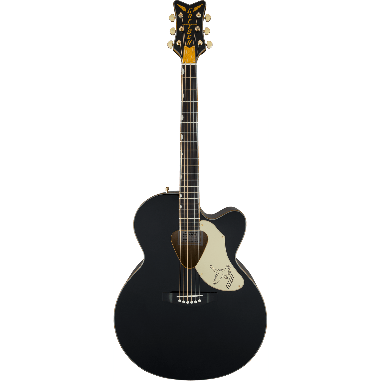 Gretsch G5022CBFE Rancher Falcon Jumbo Cutaway Acoustic Guitar - Black 
from Joondalup Music Centre