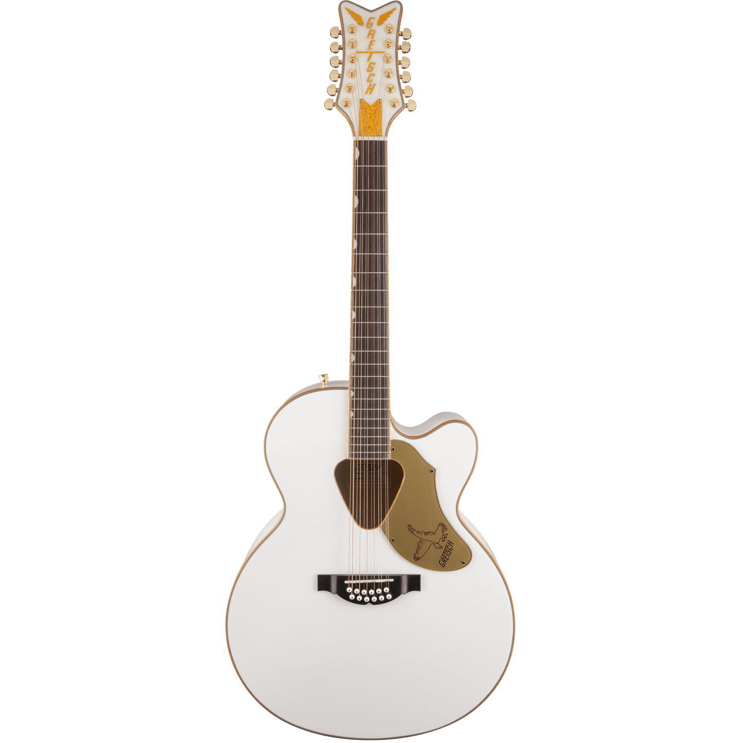 Gretsch G5022CWFE-12 Rancher Falcon Jumbo 12-String Acoustic Guitar - White from Joondalup Music Centre