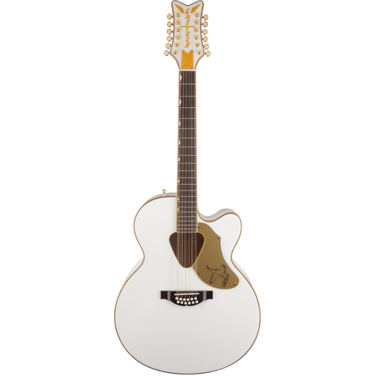 Gretsch G5022CWFE-12 Rancher Falcon Jumbo 12-String Acoustic Guitar - White from Joondalup Music Centre