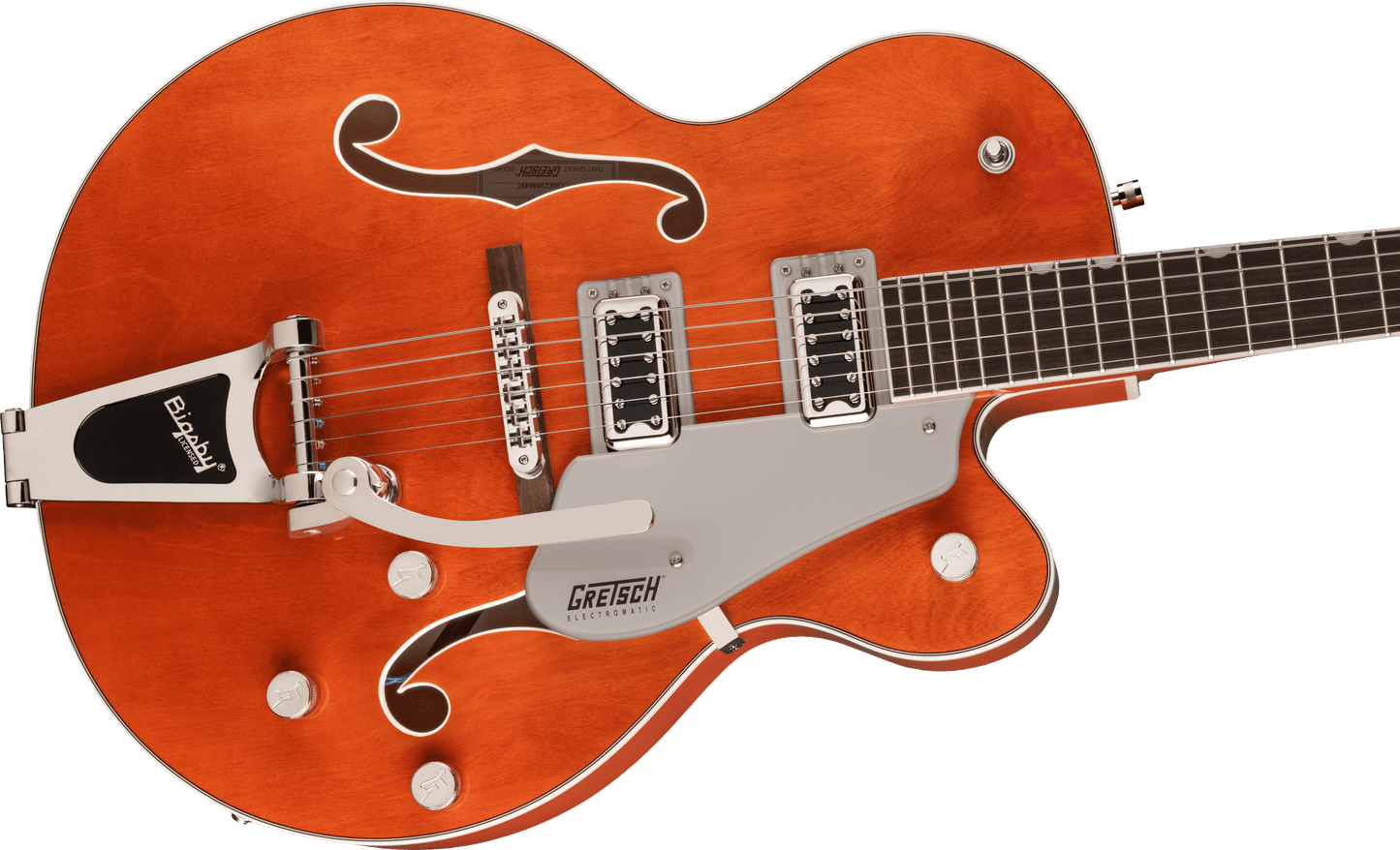 Gretsch G5420T Electromatic Classic Hollow Body Single-Cut W/Bigsby - Orange Stain from Joondalup Music Centre 5