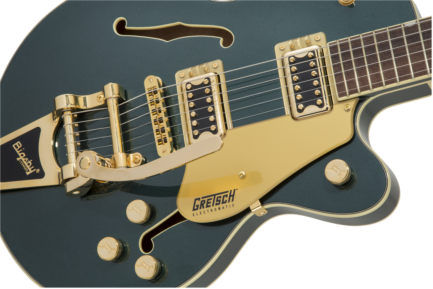 Gretsch G5655TG Electromatic Center Block Jr W/Bigsby - Cadillac Green from Joondalup Music Centre 3
