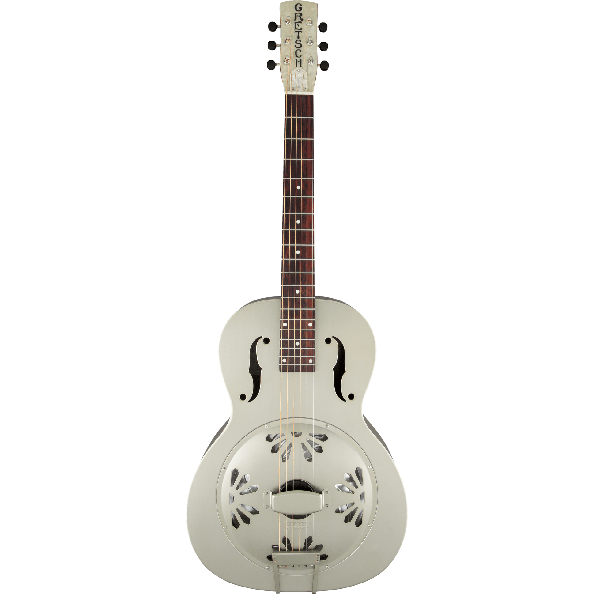 Gretsch G9201 Honey Dipper Round-Neck Brass Body Resonator Guitar from Joondalup Music Centre