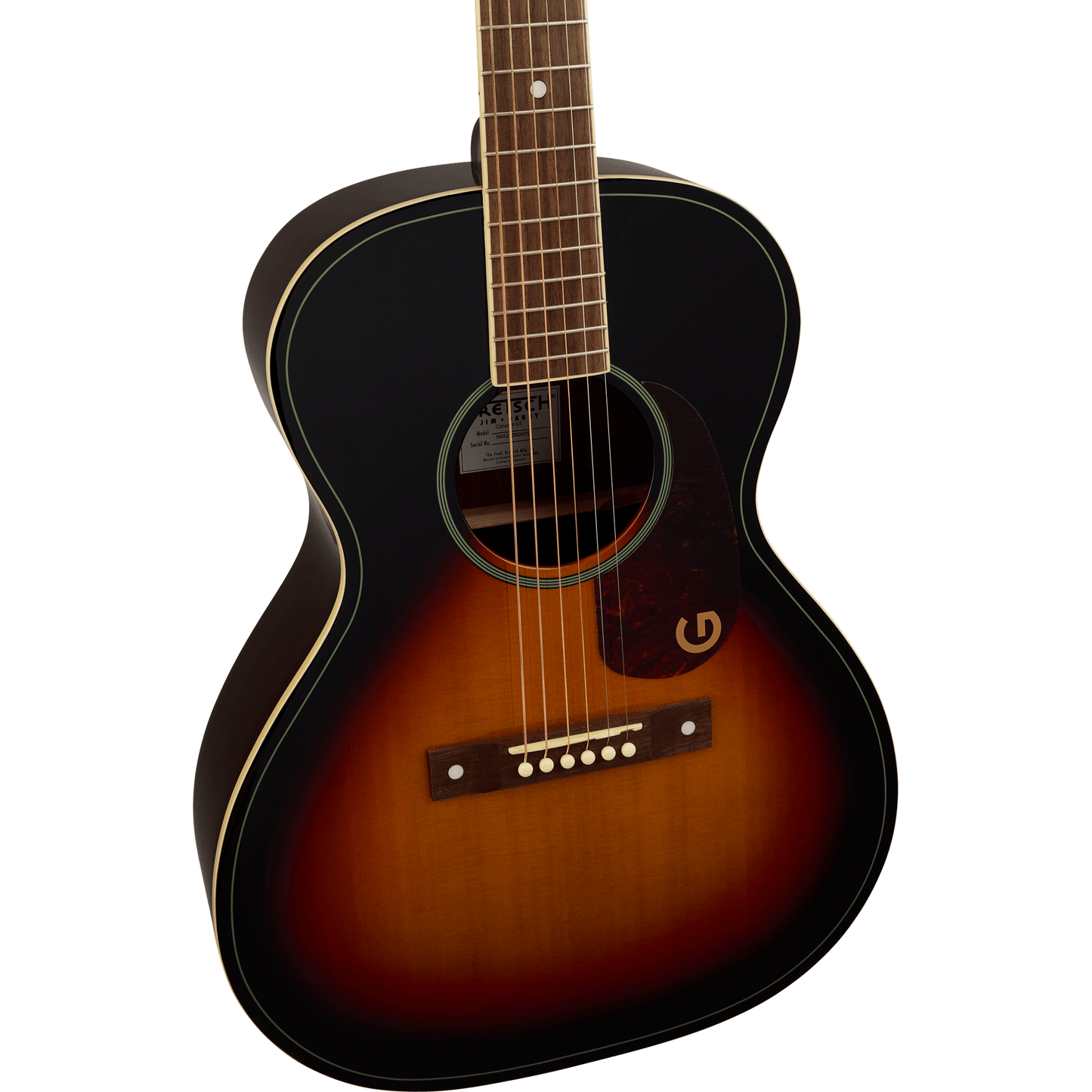 Gretsch Jim Dandy Concert Limited Edition Acoustic Guitar Heritage Burst from Joondalup Music Centre 4