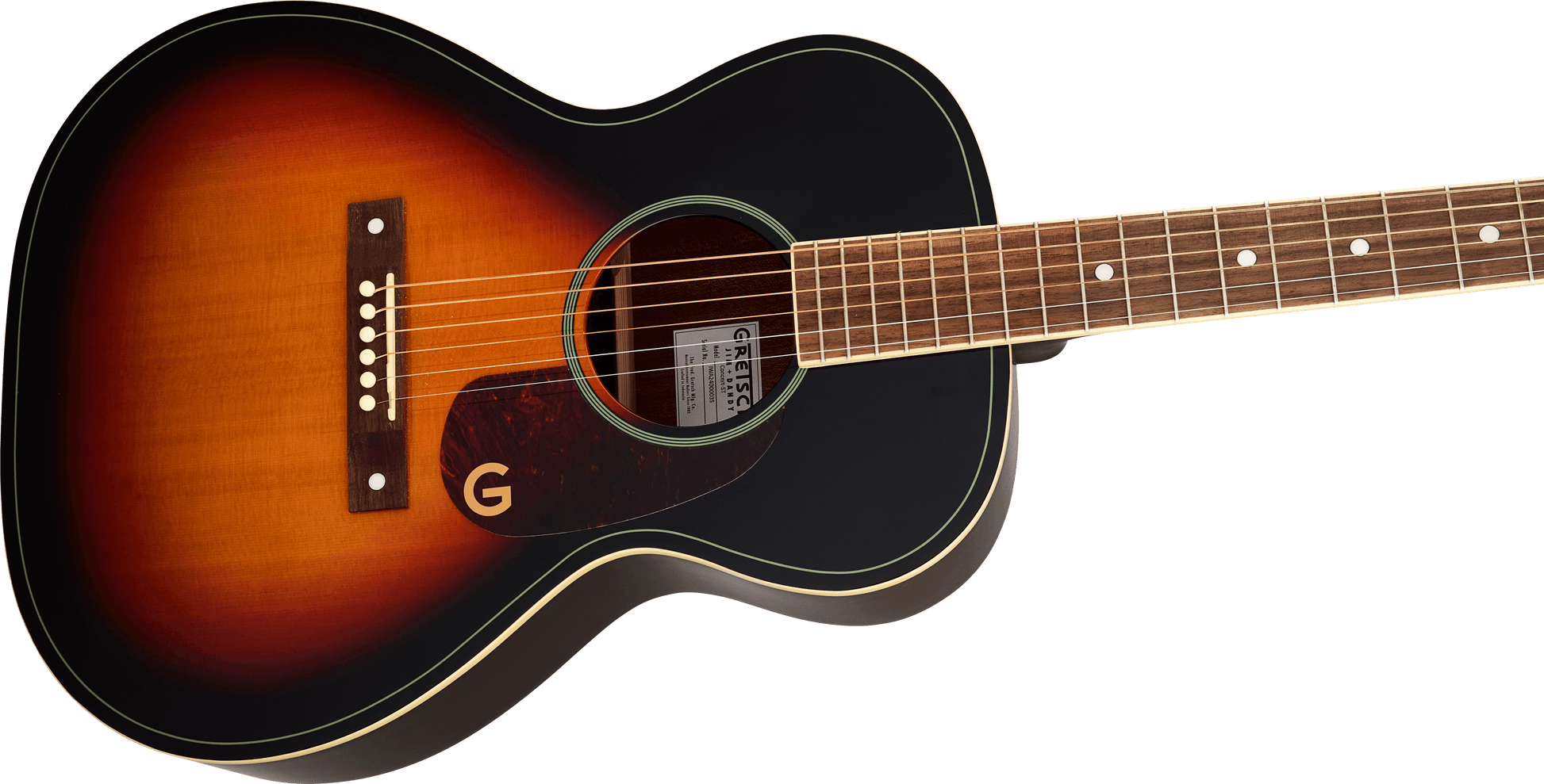 Gretsch Jim Dandy Concert Limited Edition Acoustic Guitar Heritage Burst from Joondalup Music Centre 5