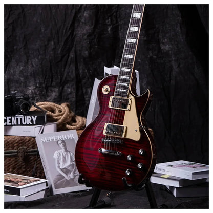 Grote GTLP-02 Electric Guitar - Flame Maple Red
