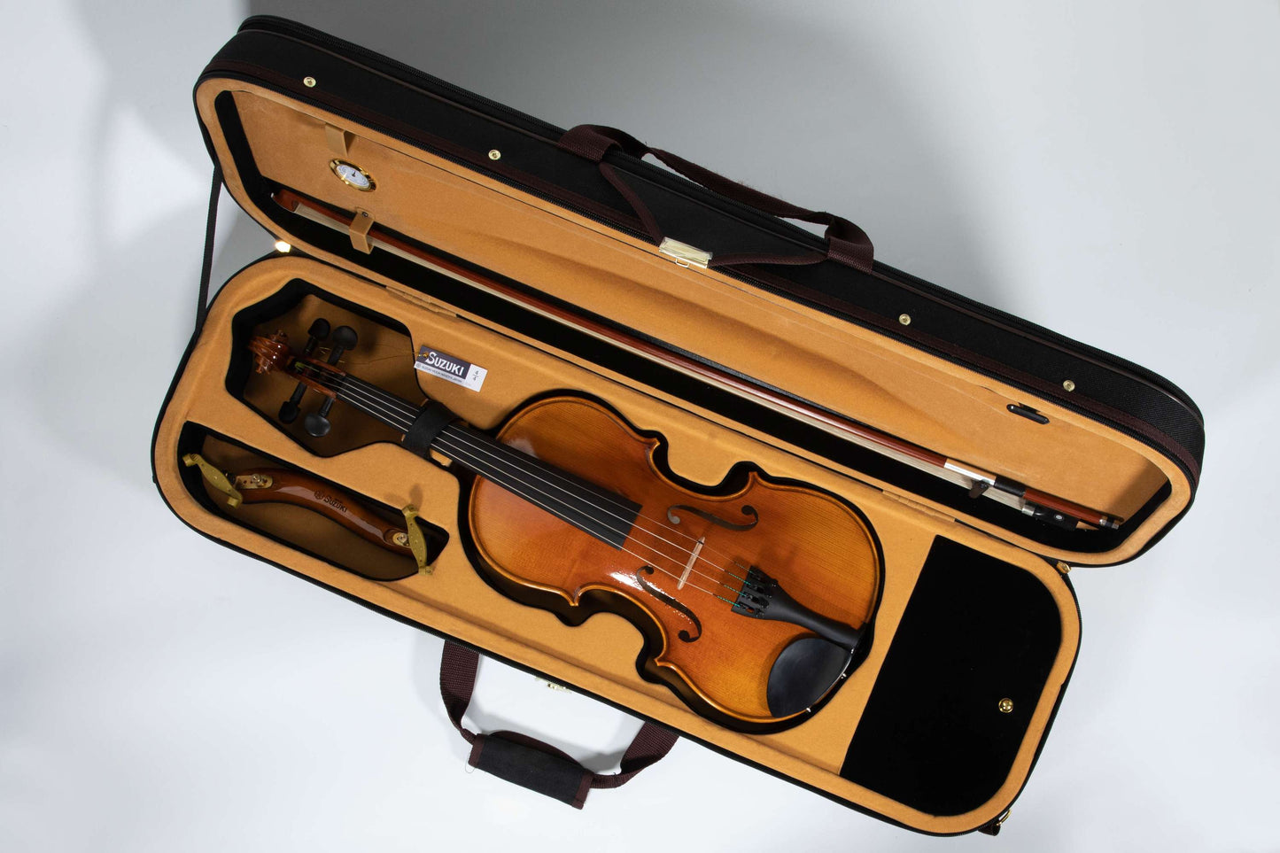 Suzuki SV-18AL Advanced Solid Spruce Top 4/4 Violin Outfit