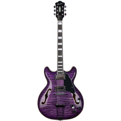 Grote 335-06 Semi-Hollow Body Electric Guitar - Purple Burst