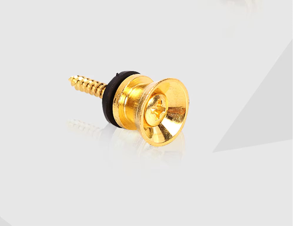 JMC Guitar Strap Pin - Gold