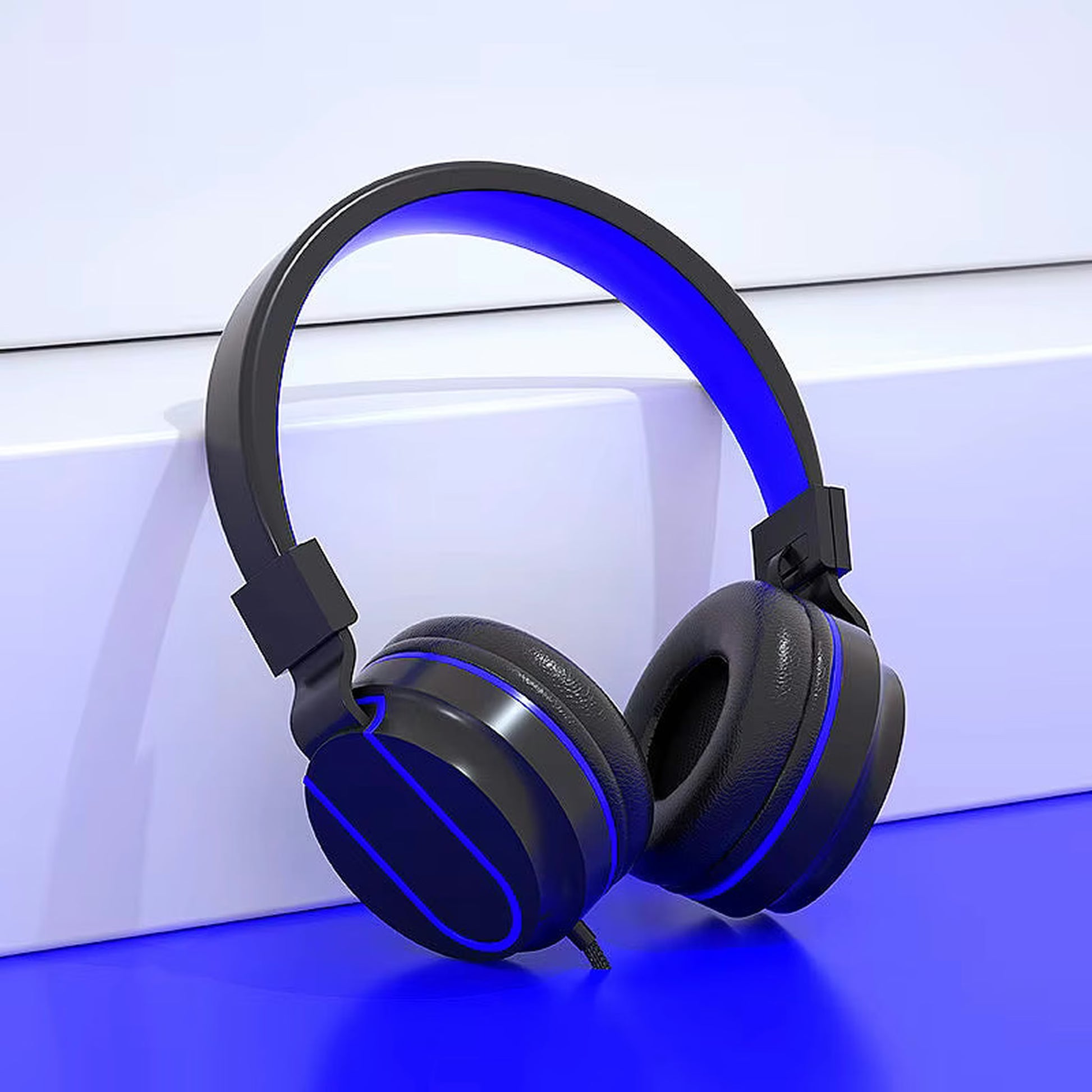 JMC Gaming Audio Headphones black and blue