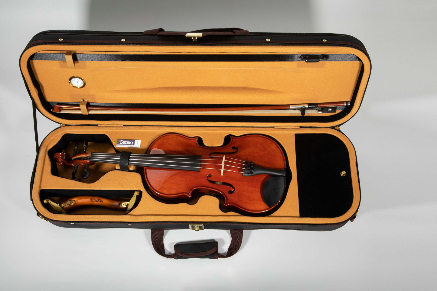 Suzuki SV-15AL 4/4 Solid Top Student Violin Outfit