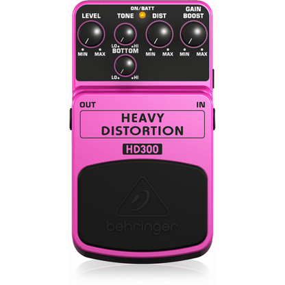 Behringer HD300 Heavy Metal Distortion Effects Pedal