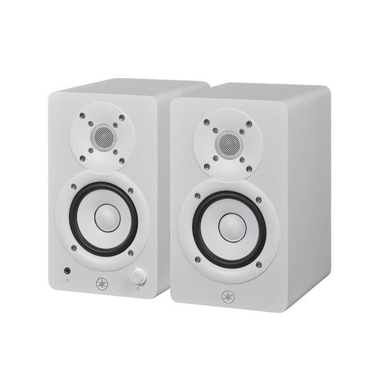 Yamaha HS3 Powered Studio Monitors (Pair) - White-STUDIO MONITOR-Joondalup Music Centre