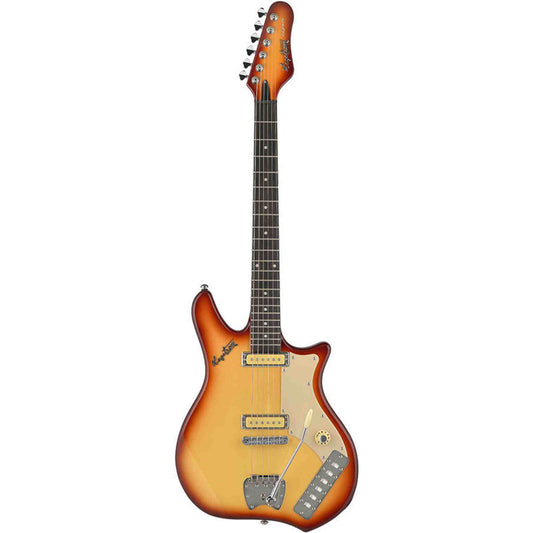 Hagstrom "Taylor York" Impala Retroscape Electric Guitar - Copperburst-ELECTRIC GUITAR-Joondalup Music Centre