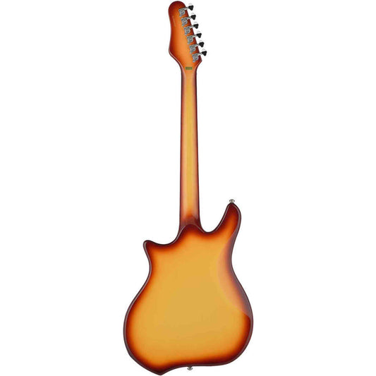 Hagstrom "Taylor York" Impala Retroscape Electric Guitar - Copperburst-ELECTRIC GUITAR-Joondalup Music Centre