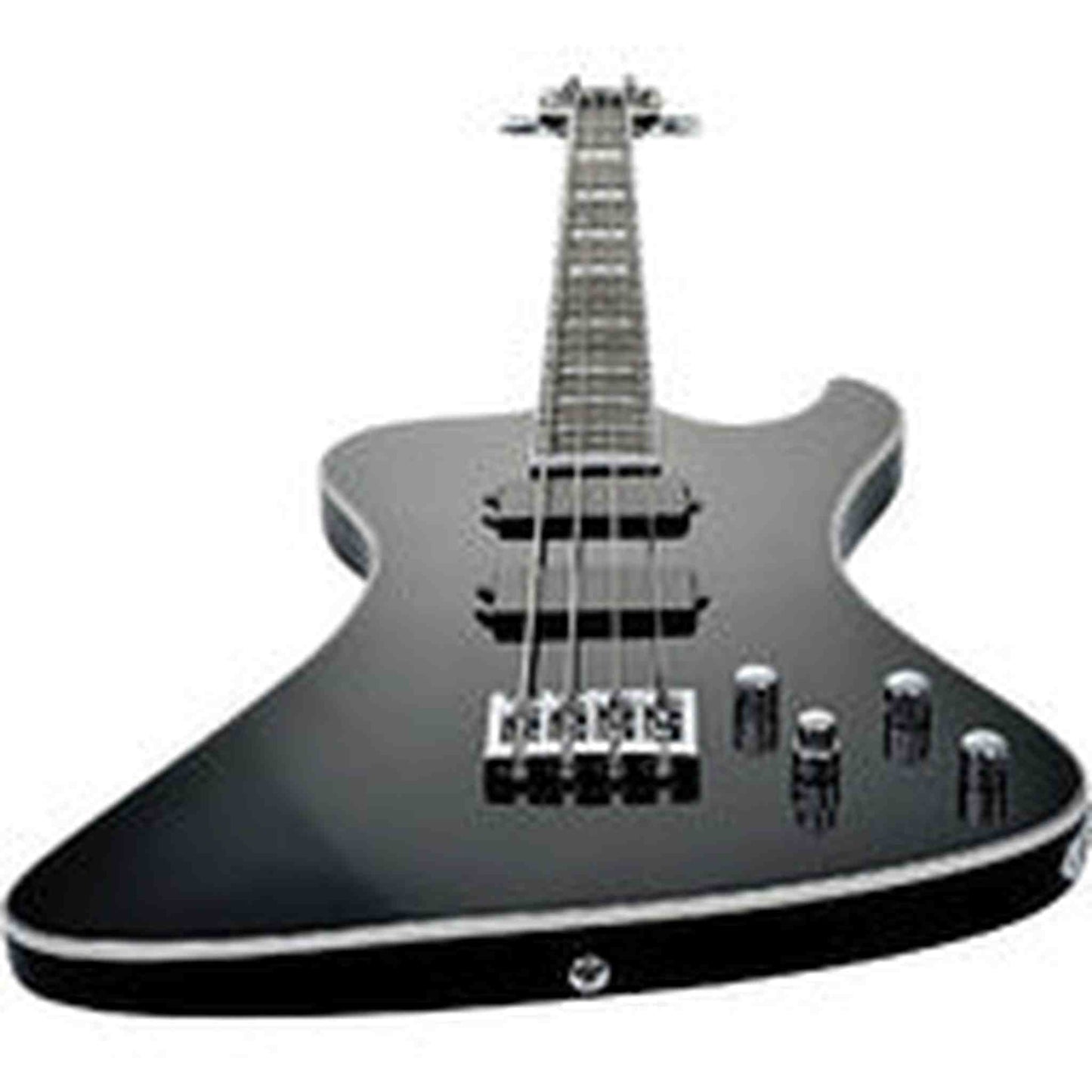 Hagstrom Nekromant-4 Bass Guitar - Black Gloss