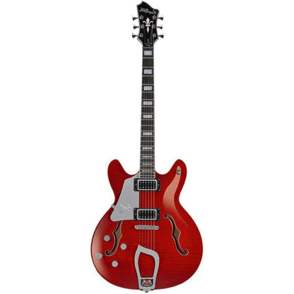 Hagstrom Super Viking Left Hand Semi-Hollow Electric Guitar - Wild Cherry Transparent Gloss - Joondalup Music Centre