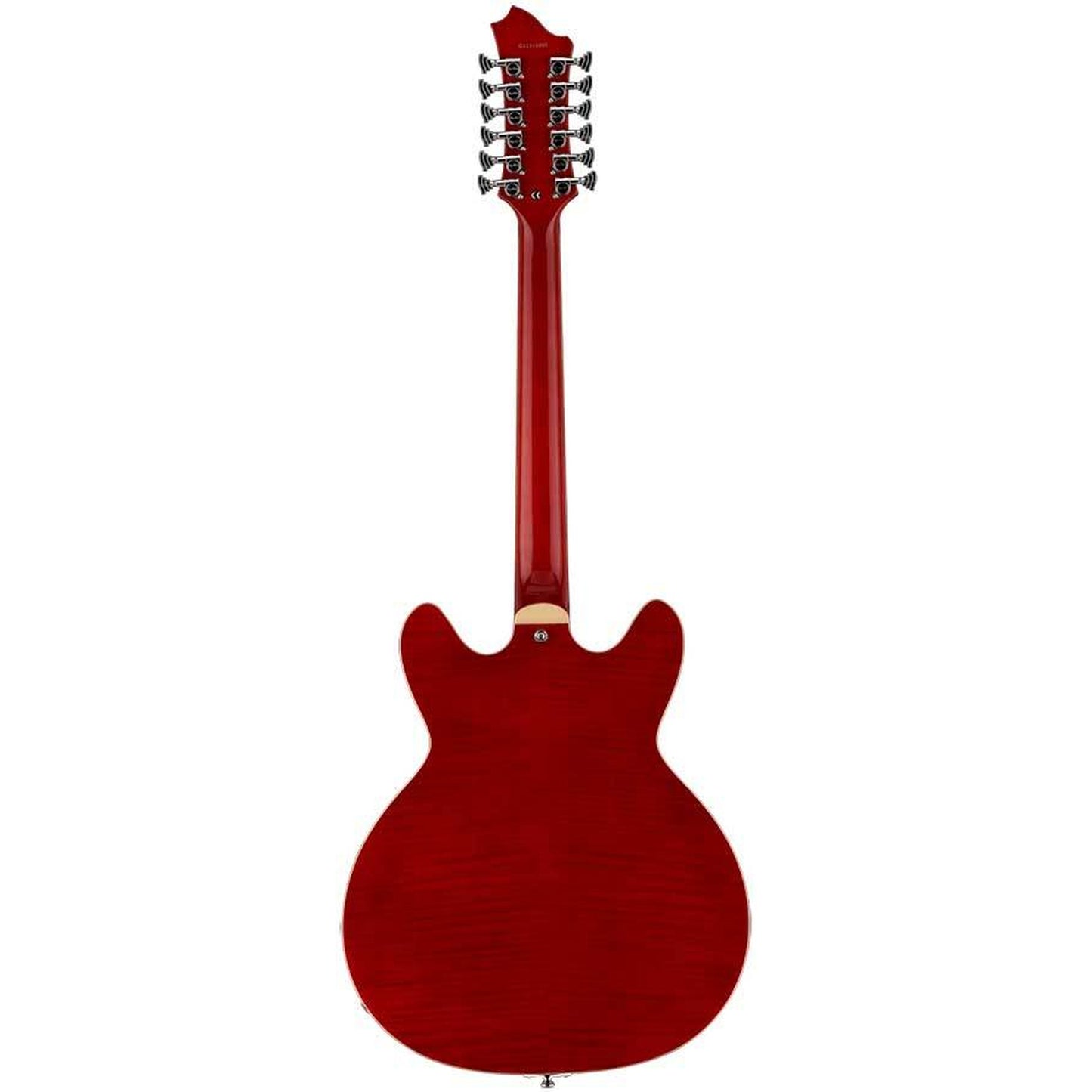 Hagstrom Viking Deluxe 12 String Semi-Hollow Guitar - Wild Cherry Transparent Gloss - Joondalup Music Centre