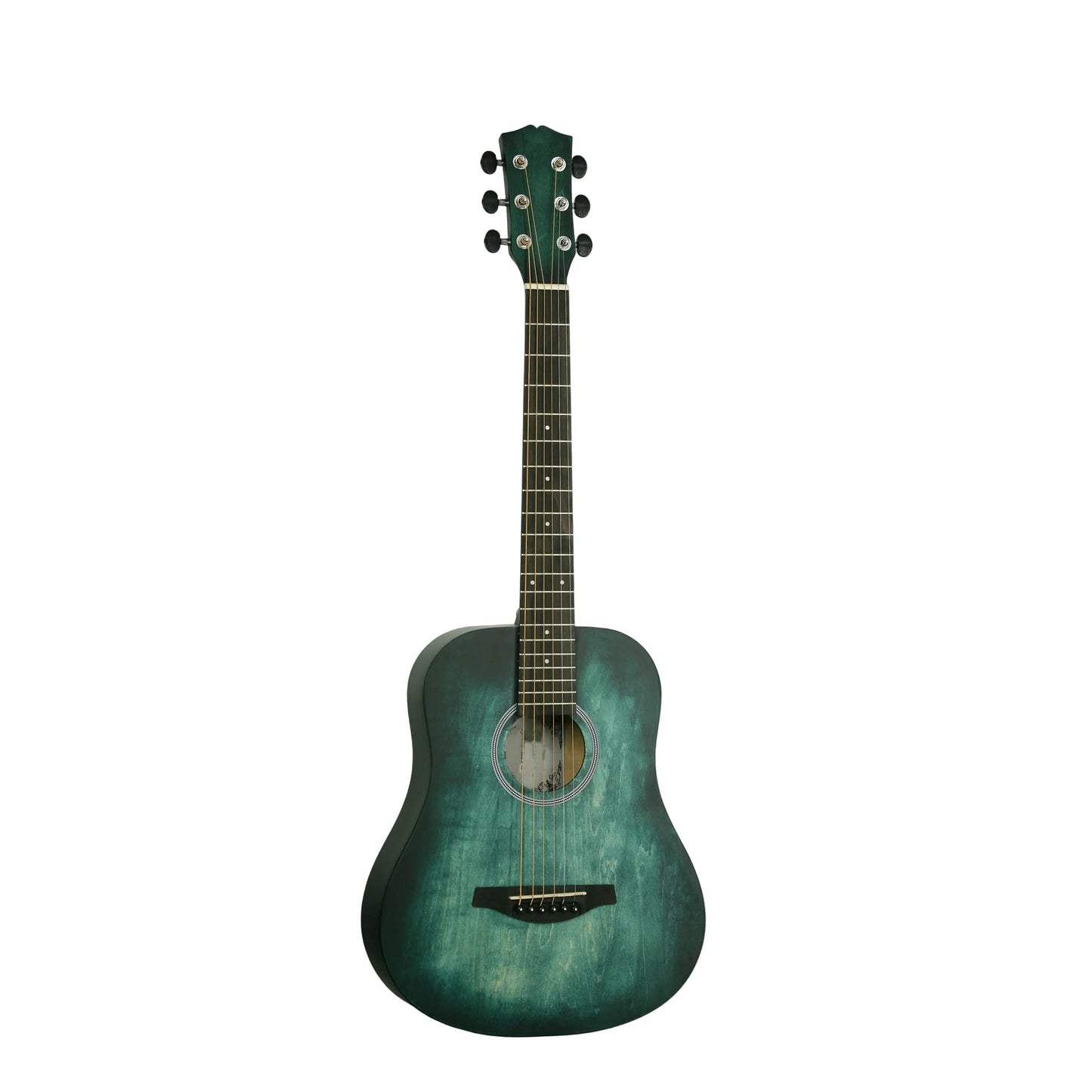 Winzz Traveller Mini Acoustic Guitar Pack - Blue Fade