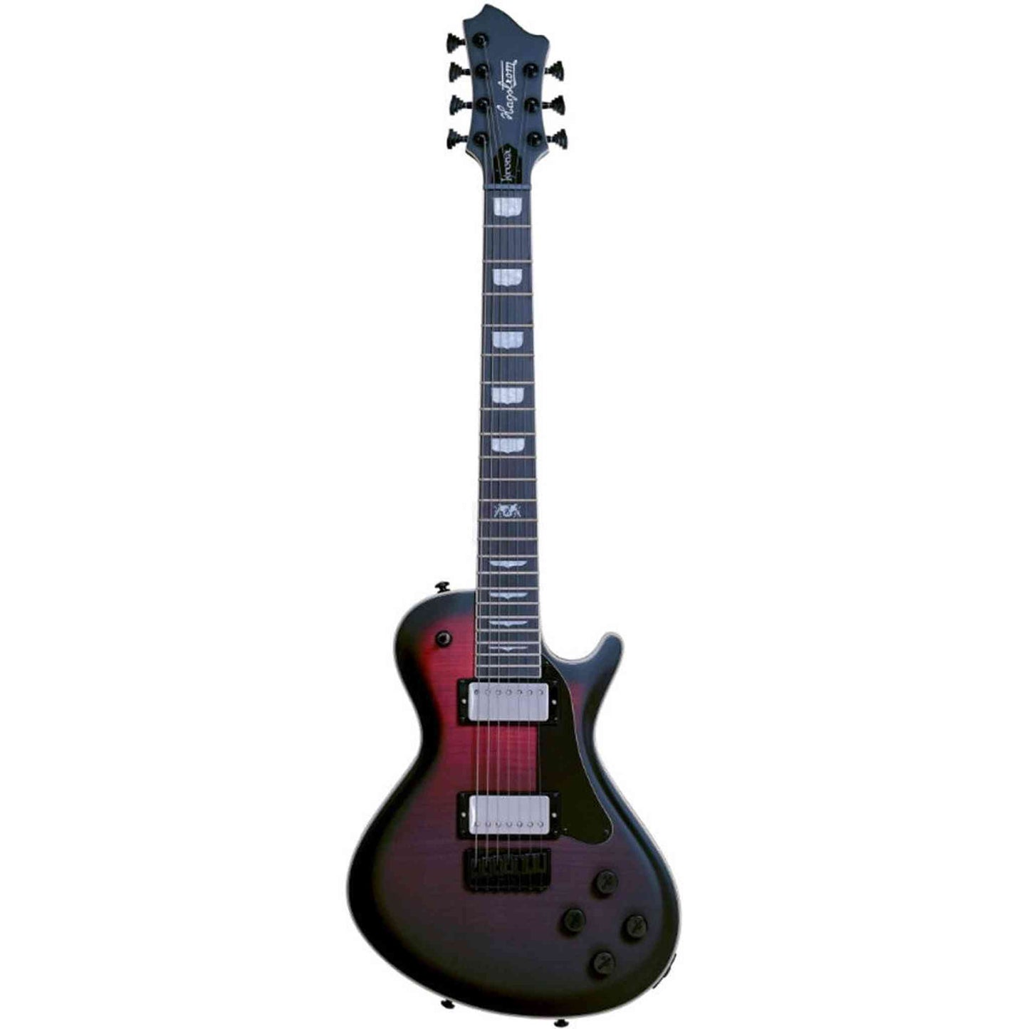 Hagstrom Krona 7-String Electric Guitar - Burnt Blood Finish